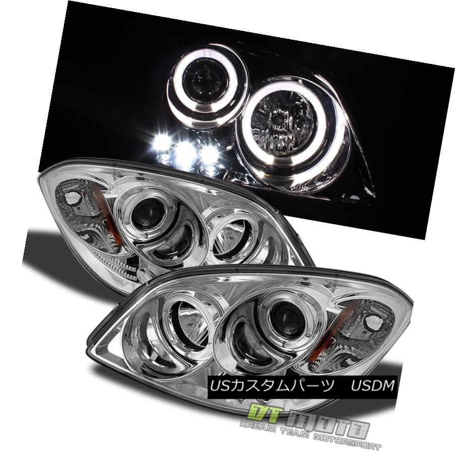 ヘッドライト 05-10 Chevy Cobalt Pontiac G5 Halo Projector Led Headlights Lights Left+Right 05-10シボレーコバルトポンティアックG5ヘイロープロジェクターは、ヘッドライトを左 - 右点灯 【並行輸入品】 41,470円