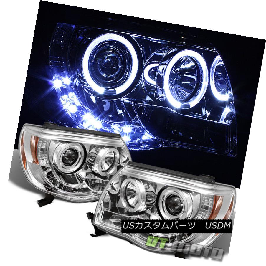 国内外の人気 ライト ランプ Drlハロープロジェクターヘッドライト左 右 05年 11年トヨタタコマプレランナーled Left Right Headlights Projector Halo Drl Led Runner Pre Tacoma Toyota 05 11 ヘッドライト Zambettis Com