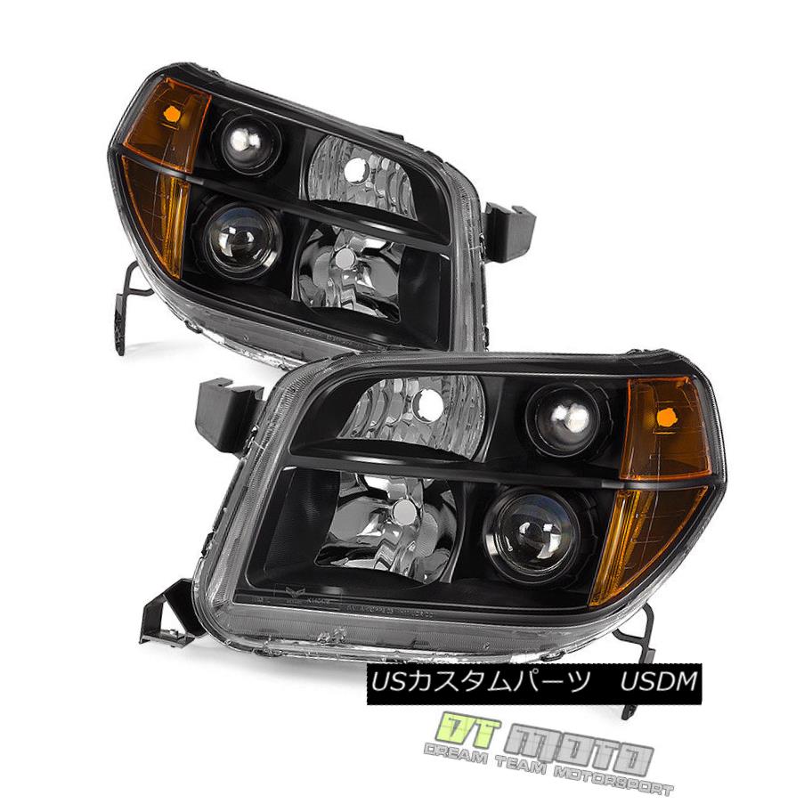 ヘッドライト For Black 2006 2007 2008 Pilot Headlights Headlamps Aftermarket 06-08 Left+Right Black 2006 2007 2008パイロットヘッドライトヘッドランプアフターマーケット06-08 Left + Right 【並行輸入品】