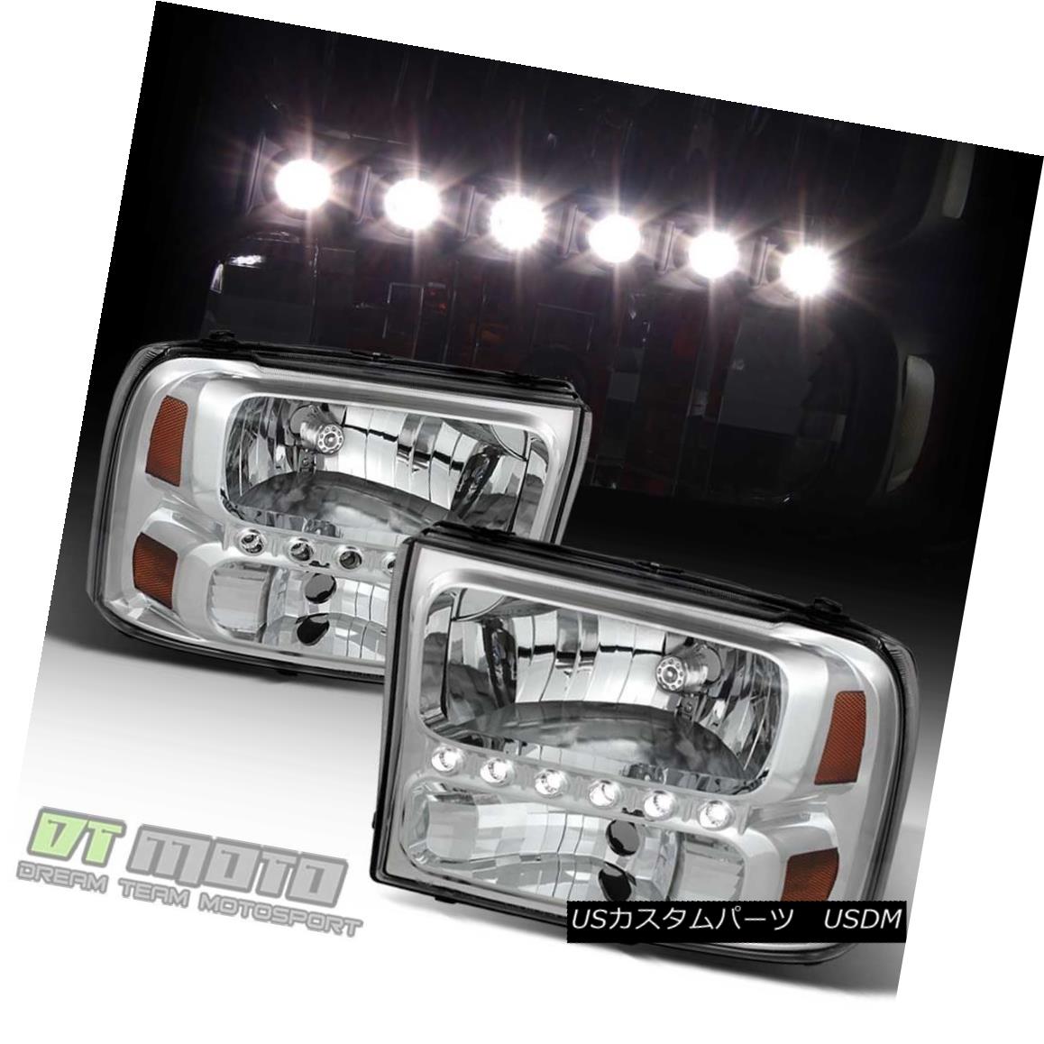 ヘッドライト 1999-2004 Ford F250 F350 F450 F550 Superduty Excursion LED Headlights Headlamps 1999-2004フォードF250 F350 F450 F550スーパーデューティーエクスカーションLEDヘッドライトヘッドランプ 【並行輸入品】