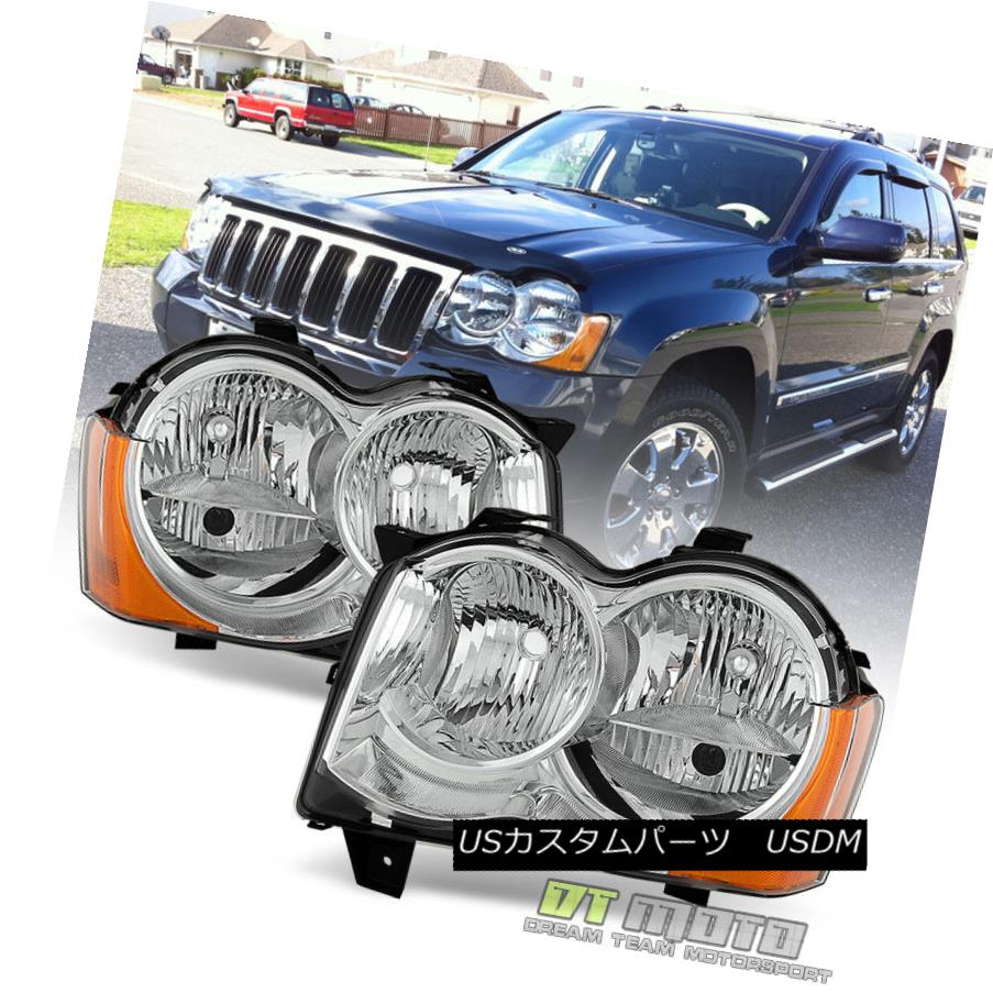 激安価格の ライト ランプ Factoryヘッドライトヘッドランプ左 右 Cherokee Grand Jeep 08 10 Halogen Left Right Headlamps Headlights Factory Cherokee Grand Jeep 08 10 Halogen ヘッドライト