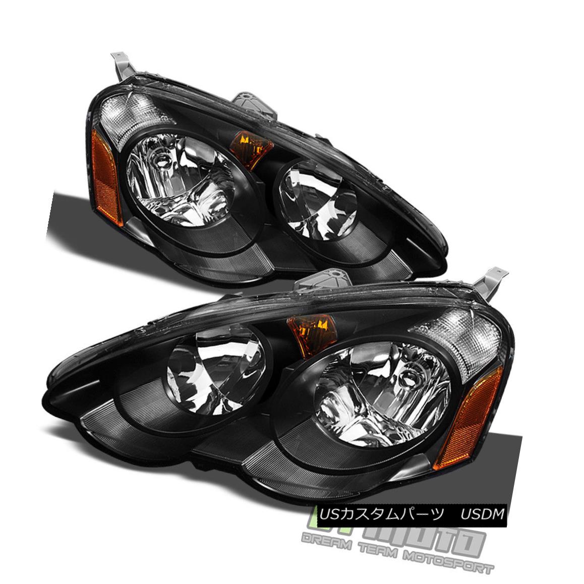 半額 Aftermarketr Headlamps Headlights Dc5 Rsx Acura 02 04 Jdm Black ヘッドライト Left Right Right Dc5ヘッドライトヘッドランプアフターマーケットleft Rsx Acura 02 04 Jdm Black ライト ランプ