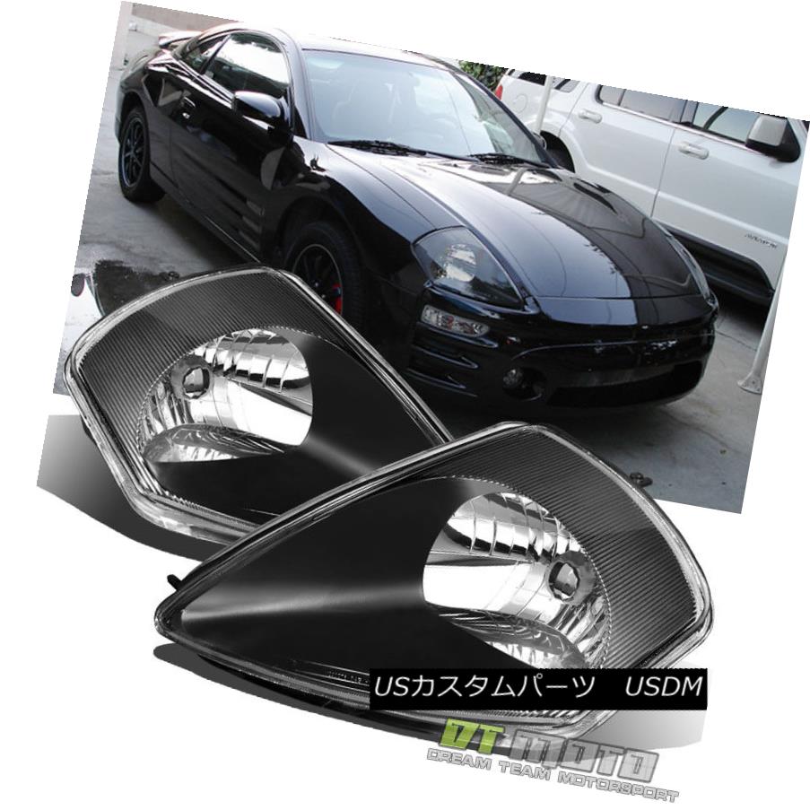 驚きの価格が実現 ライト ランプ Set Headlamps Headlights Replacement Eclipse Mitsubishi 00 05 Blk ヘッドライト Left Right Replacementヘッドライトヘッドランプは左 右に設定 Eclipse Mitsubishi 00 05 Blk