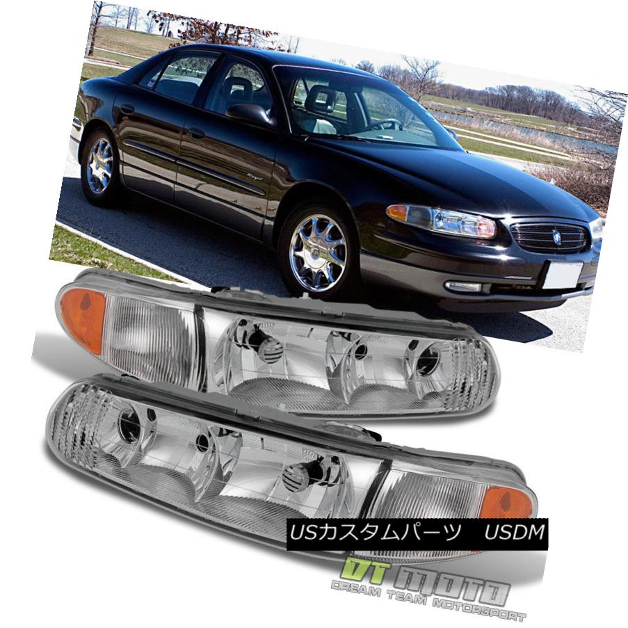 ヘッドライト 1997-2005 Buick Century 97-04 Regal Replacement Headlights Headlamps Left+Right 1997-2005 Buick世紀97-04リーガル交換ヘッドライトヘッドランプ左+右 【並行輸入品】