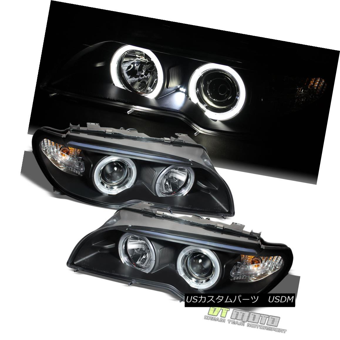 【楽天市場】ヘッドライト Black 20042006 BMW E46 3Series Coupe LED Halo Projector