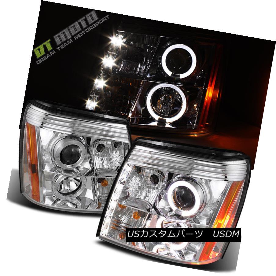 21年新作入荷 ライト ランプ Escalade Cadillac 03 06 ヘッドライト Drl Ledプロジェクターハロー ヘッドライトヘッドライトhidタイプ 03 06キャデラックエスカレードdrl Type Hid Headlamps Headlights Halo Projector Led Www Advridermag Com Au