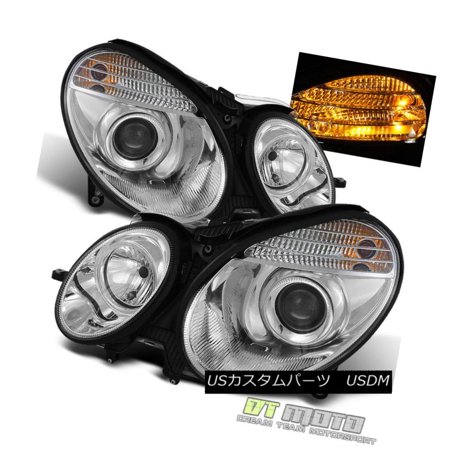 ヘッドライト 2007-2009 Mercedes Benz W211 E-Class Projector Headlights Headlamps Left+Right 2007 - 2009年メルセデスベンツW211 Eクラスプロジェクターヘッドライトヘッドランプ左+右 【並行輸入品】