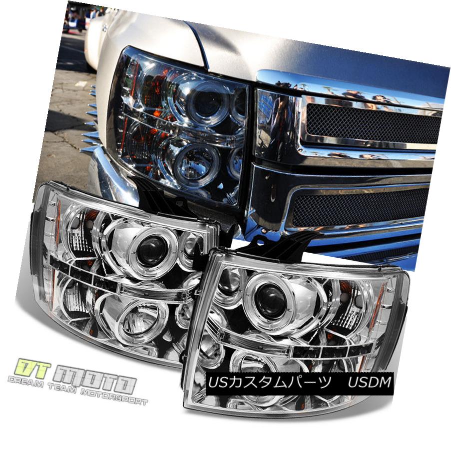 ヘッドライト 2007-2013 Chevy Silverado 1500 2500HD 3500HD LED Projector Headlights Left+Right 2007年?2013年Chevy Silverado 1500 2500HD 3500HD LEDプロジェクターヘッドライト左+右 【並行輸入品】 75,020円