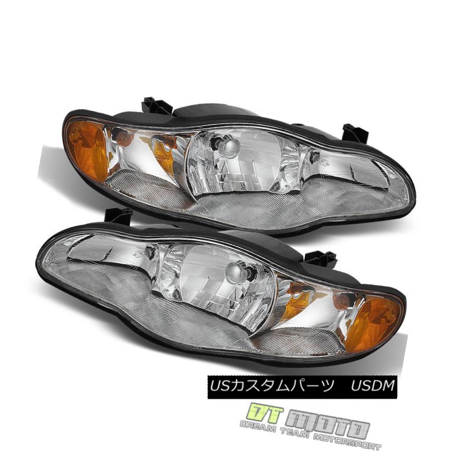ヘッドライト 2000-2005 Chevy Monte Carlo Replacement Headlights Lamps Set 00 01 02 03 04 05 2000-2005シボレーモンテカルロ代替ヘッドライトランプセット00 01 02 03 04 05 【並行輸入品】