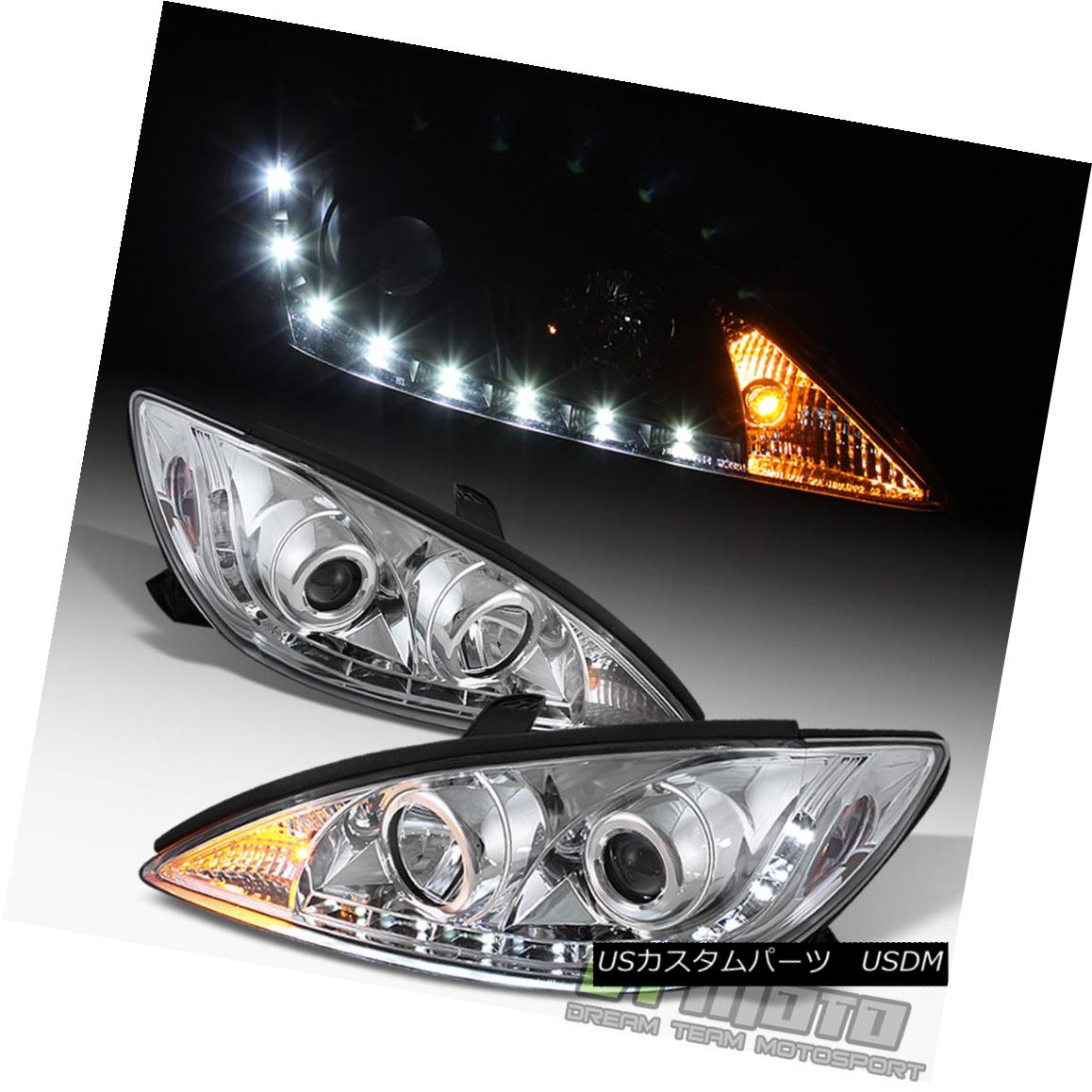 ヘッドライト 2002-2006 Toyota Camry Projector Headlights W/DRL LED Daytime Running Lights 2002-2006トヨタカムリプロジェクターヘッドライトW / DRL LEDデイタイムランニングライト 【並行輸入品】
