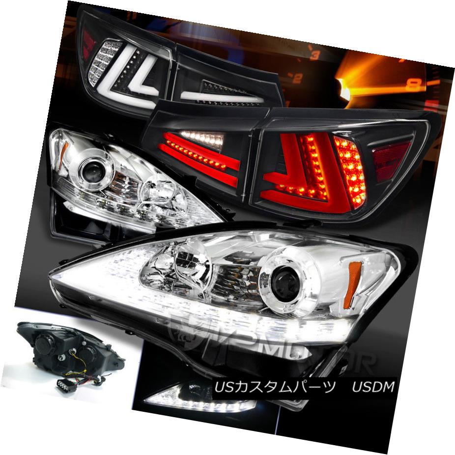 ヘッドライト 06-08 Lexus IS250 Clear LED DRL Signal Projector Headlights+Black LED Tail Lamps 06-08 Lexus IS250クリアLED DRLシグナルプロジェクターヘッドライト+ Bla ck LEDテールランプ 【並行輸入品】｜カスタムパーツ WORLD倉庫