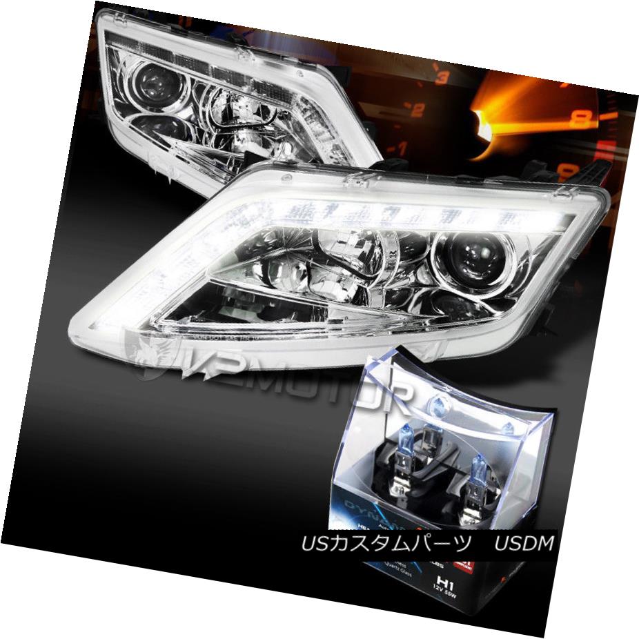 逸品 ライト ランプ H1ハロゲン電球 Drlプロジェクターヘッドライト 10 12フォードフュージョンクロームled Bulbs Halogen Headlights H1 Projector Drl Led Chrome Fusion Ford 10 12 ヘッドライト Zambettis Com