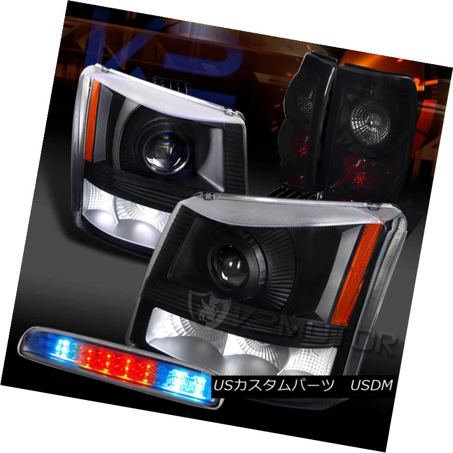 ヘッドライト 03-06 Silverado Projector Headlights+Piano Black Tail Lamps+Clear LED 3rd Stop 03-06 Silveradoプロジェクターヘッドライト+ Pia ブラックテールランプなし+ Clear LED 3rd Stop 【並行輸入品】