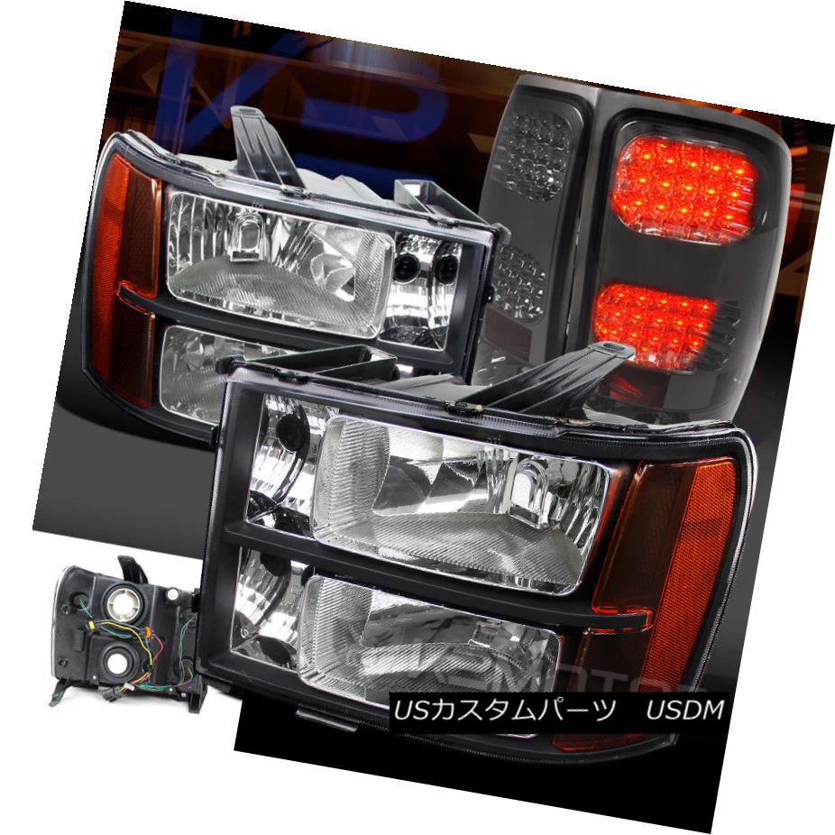 ライト ランプ 10 Off 1500 2500 3500 Sierra Gmc 07 13 Lamps Tail Led Headlights Smoke Amber Black 1500 2500 3500hd Sierra Gmc 07 13 ヘッドライト Ledテールランプ Ke Hdブラックアンバーヘッドライト スモーク Kwakuku Com