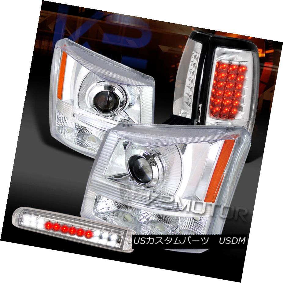 値段が激安 ライト ランプ Headlights Led Projector Chrome Silverado 03 06 ヘッドライト 3rd Ledテールランプ Led第3ブレーキ Chromeプロジェクターヘッドライト Silverado 03 06 Lamps Tail Brake Led Knockmorejns Ie