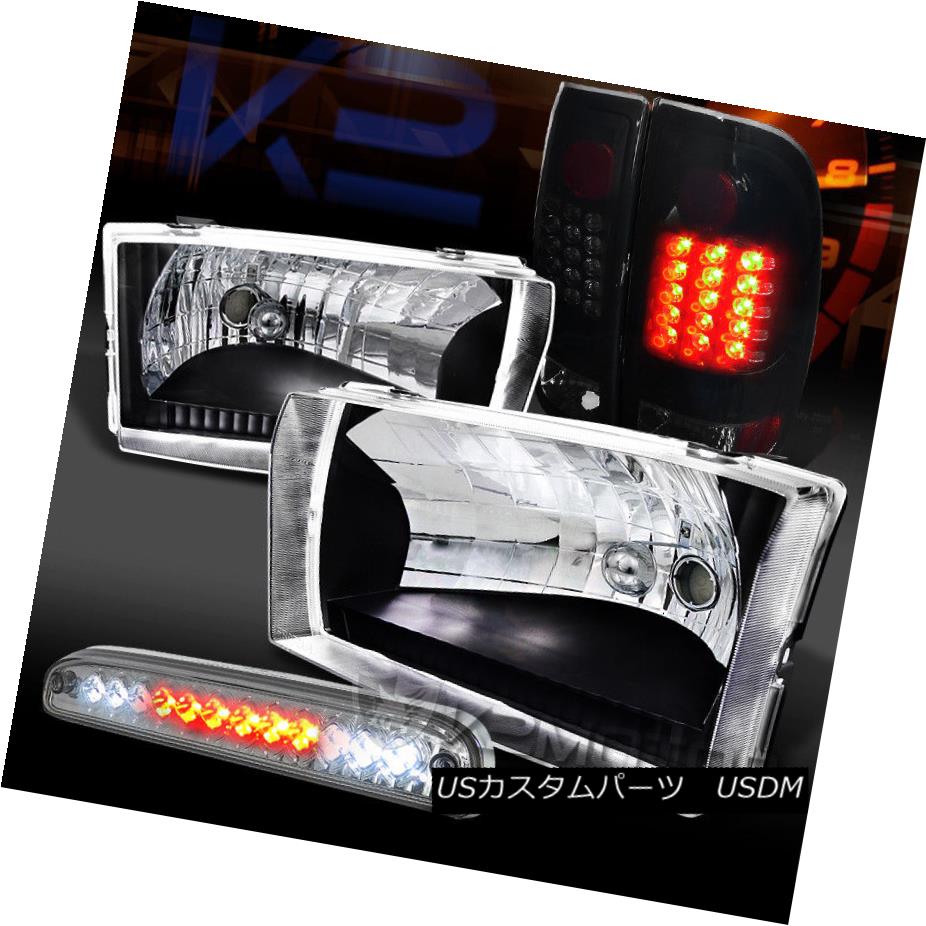 ヘッドライト 99-04 F250/350 SuperDuty Headlights+Glossy Black LED Tail Lamps+LED 3rd Brake 99-04 F250 / 350 SuperDutyヘッドライト+グロー ssyブラックLEDテールランプ+ LED第3ブレーキ 【並行輸入品】
