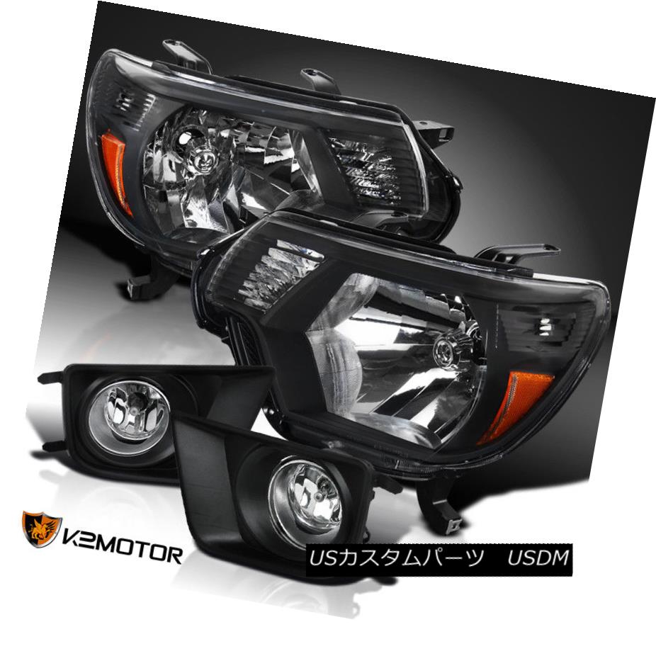 大人気新作 ライト ランプ Factory Tacoma 12 15 For ヘッドライト Headlights 12年 15年タコマファクトリーヘッドライトブラック フォグ駆動バンパーランプ スイッチ Lamp Switch Bumper Driving Black Fog Sercomedsa Cl