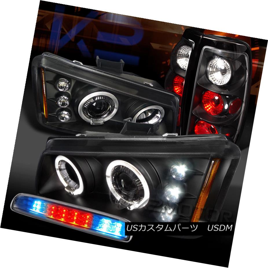 ヘッドライト 03-06 Silverado Black Halo Projector Headlight+Tail Lamps+Clear LED 3rd Stop 03-06 Silverado Black Haloプロジェクターヘッドライト+テールランプ+ Clear LED 3rd Stop 【並行輸入品】