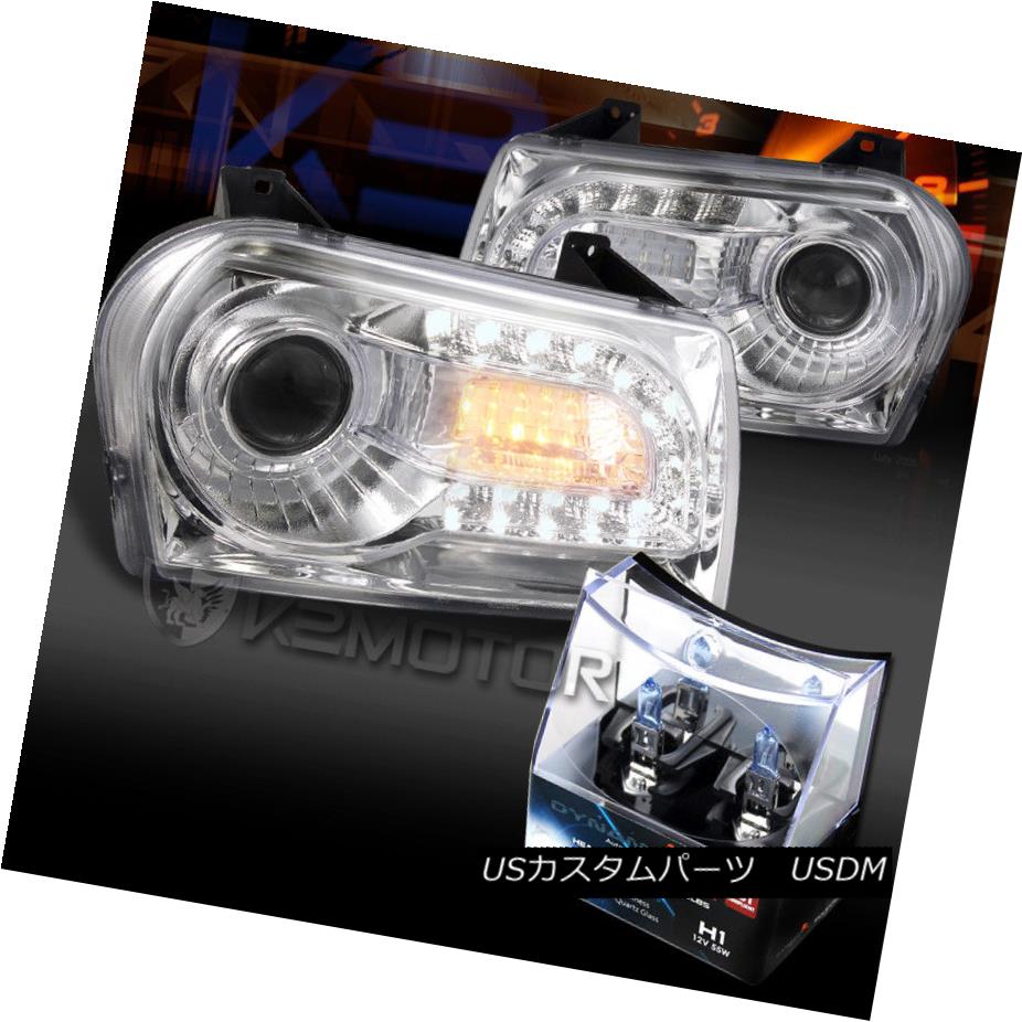 豪華 ライト ランプ Halogen Headlights H1 Projector Signal Drl Led Chrome 300 Chrysler 05 10 ヘッドライト Bulbs H1ハロゲン電球 Drlシグナルプロジェクターヘッドライト 05 10クライスラー300クロームled Gamesstash Com
