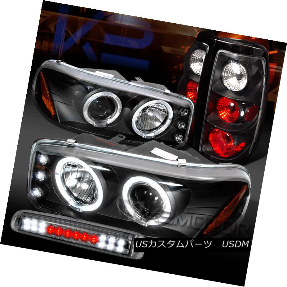 新着 ライト ランプ ヘッドライト Lランプ スモークled第3ブレーキ 04 06シエラブラックプロジェクターヘッドライト タイ Brake 3rd Led Lamps Smoke Headlights Tail Projector Black Sierra 04 06 Worldgoods Com