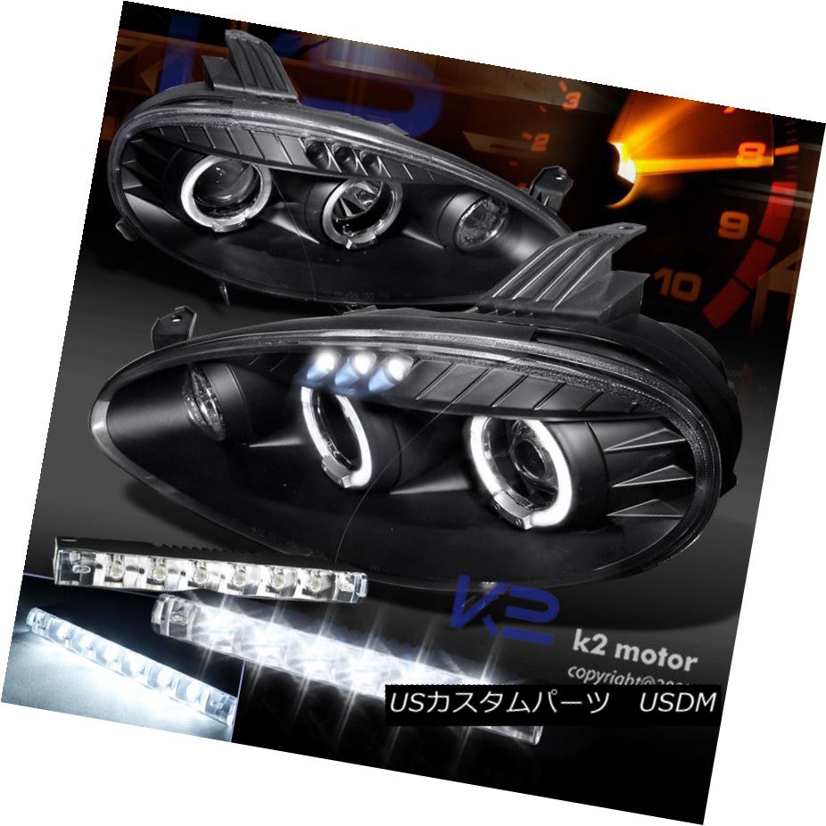 ヘッドライト 01-05 Mazda MX5 Miata Black Halo Projector Headlights+LED DRL Fog Bumper Lamp 01-05マツダMX5 Miataブラックハロープロジェクターヘッドライト+ LED DRLフォグバンパーランプ 【並行輸入品】 48,840円