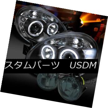 ヘッドライト 03-05 Dodge Neon Halo LED DRL Projector Headlights+Smoke Bumper Fog Lamps 03-05 Dodge Neon Halo LED DRLプロジェクターヘッドライト+ Smo keバンパーフォグランプ 【並行輸入品】
