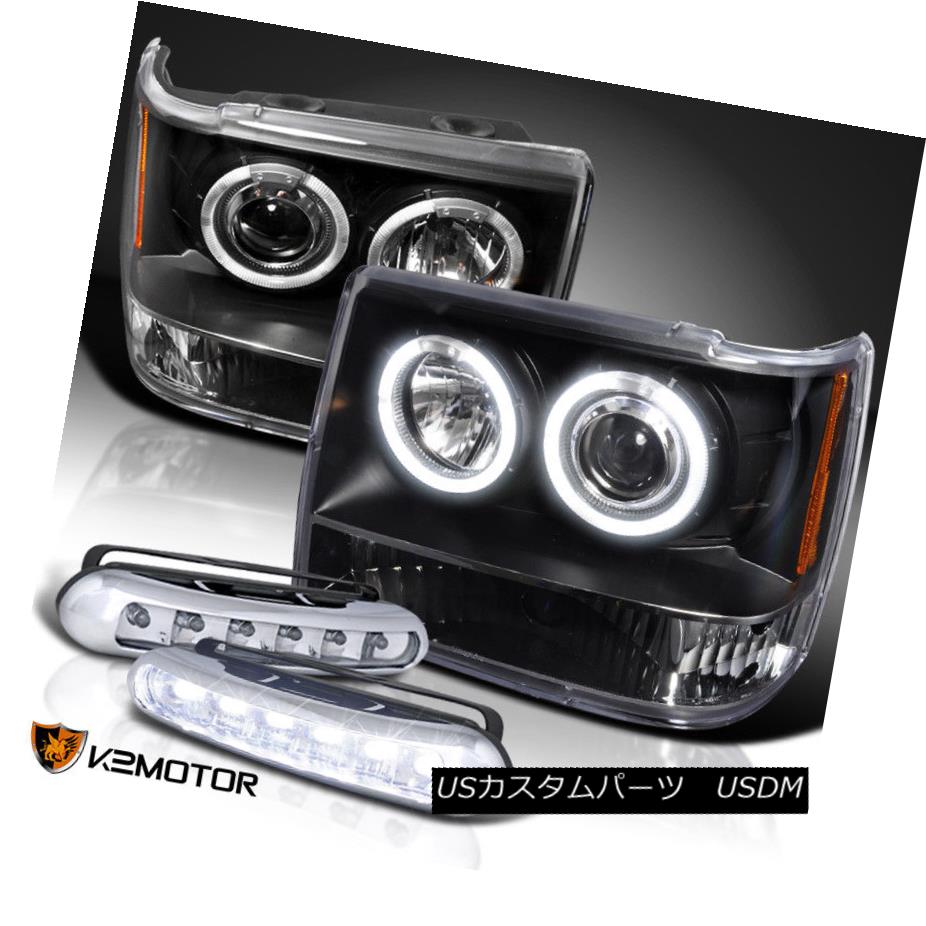ヘッドライト 93-96 Grand Cherokee Black Projector Headlights Black w/LED Driving Fog 93-96グランドチェロキー黒プロジェクターヘッドライトブラックLEDドライビングフォグ 【並行輸入品】 48,840円