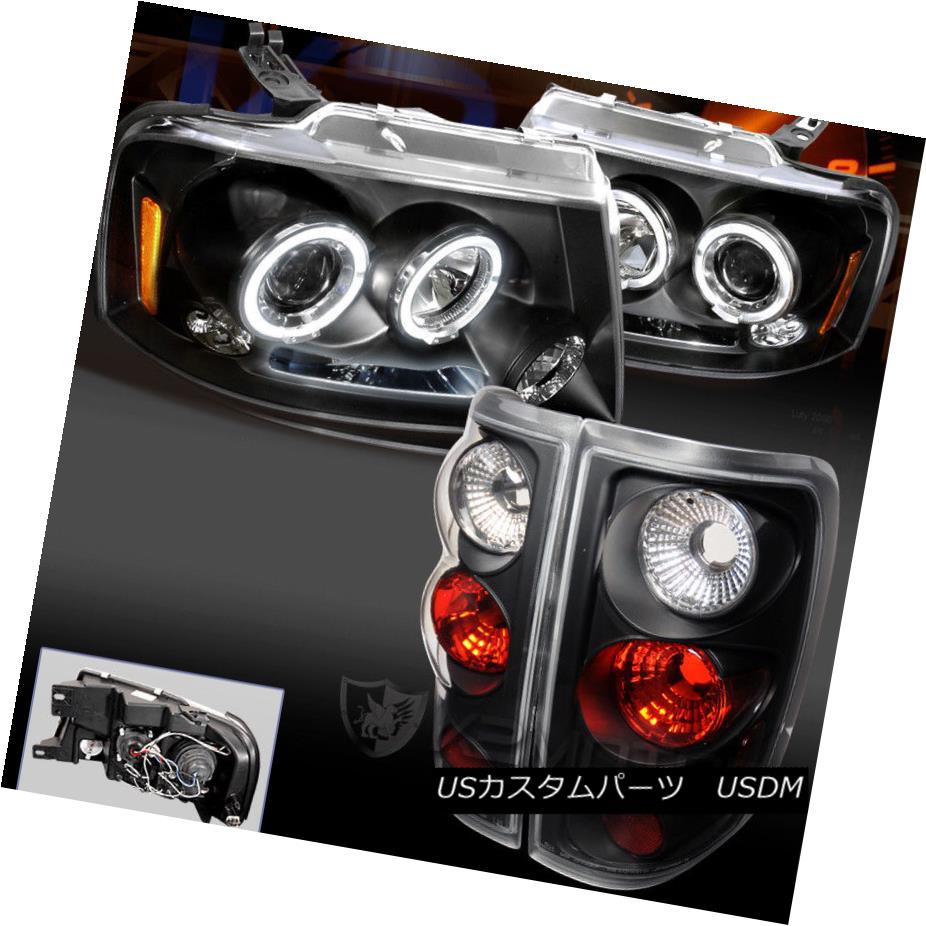 が大特価 ライト ランプ ヘッドライト R Lランプ交換l Ledハロープロジェクターブラックヘッドライト タイ F150 04 08 L R Replacement Lamps Headlights Tail Black Projector Halo Led F150 04 08 Zambettis Com