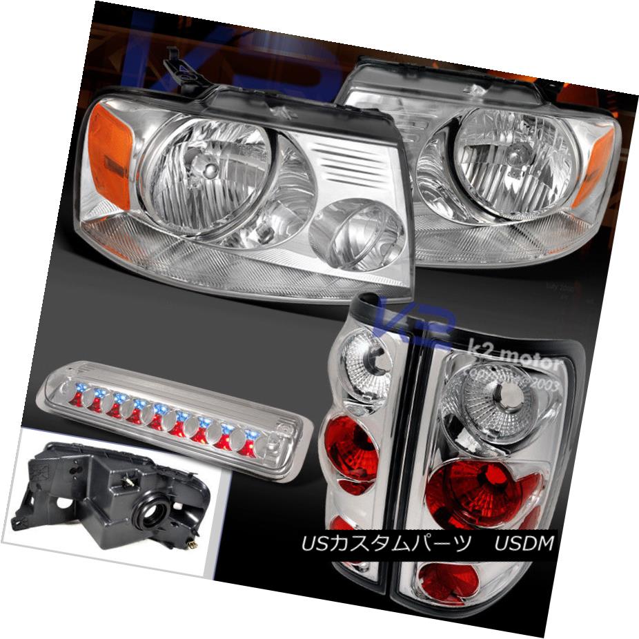 ライト ランプ 超人気の Headlight Rear Chrome Clear 04 08 Xlt F150 ヘッドライト Tail 3番目のledブレーキ 04 08クローム クリアヘッドライト リアテールライト Xlt F150 Brake Led Light 3rd Www Osbornassoc Com