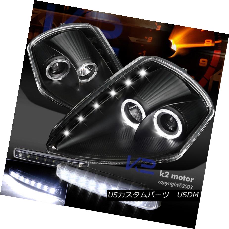 ヘッドライト 00-05 Eclipse Black Halo SMD Projector Headlights+Bumper LED DRL Fog Lamp 00-05 LED DRLフォグランプ用EclipseブラックHalo SMDプロジェクターヘッドライト+バーン 【並行輸入品】