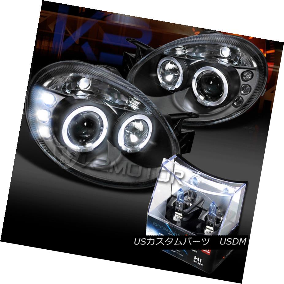 激安/新作 ライト・ランプ-Dodge 03-05 ヘッドライト Neon H1ハロゲン電球 DRLハロープロジェクターヘッドライト+ LED  Black Neon Dodge 03-05 Bulbs Halogen Headlights+H1 Projector Halo DRL LED  Black - sercomedsa.cl