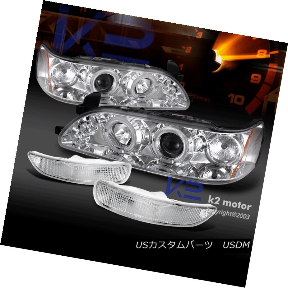 ライト ランプ 最新デザインの Park Headlights Bumper Chrome Projector Halo Led Corolla 93 97 For ヘッドライト Lamps パークランプ Bum Haloプロジェクター用chromeヘッドライト Led Corolla 93 97