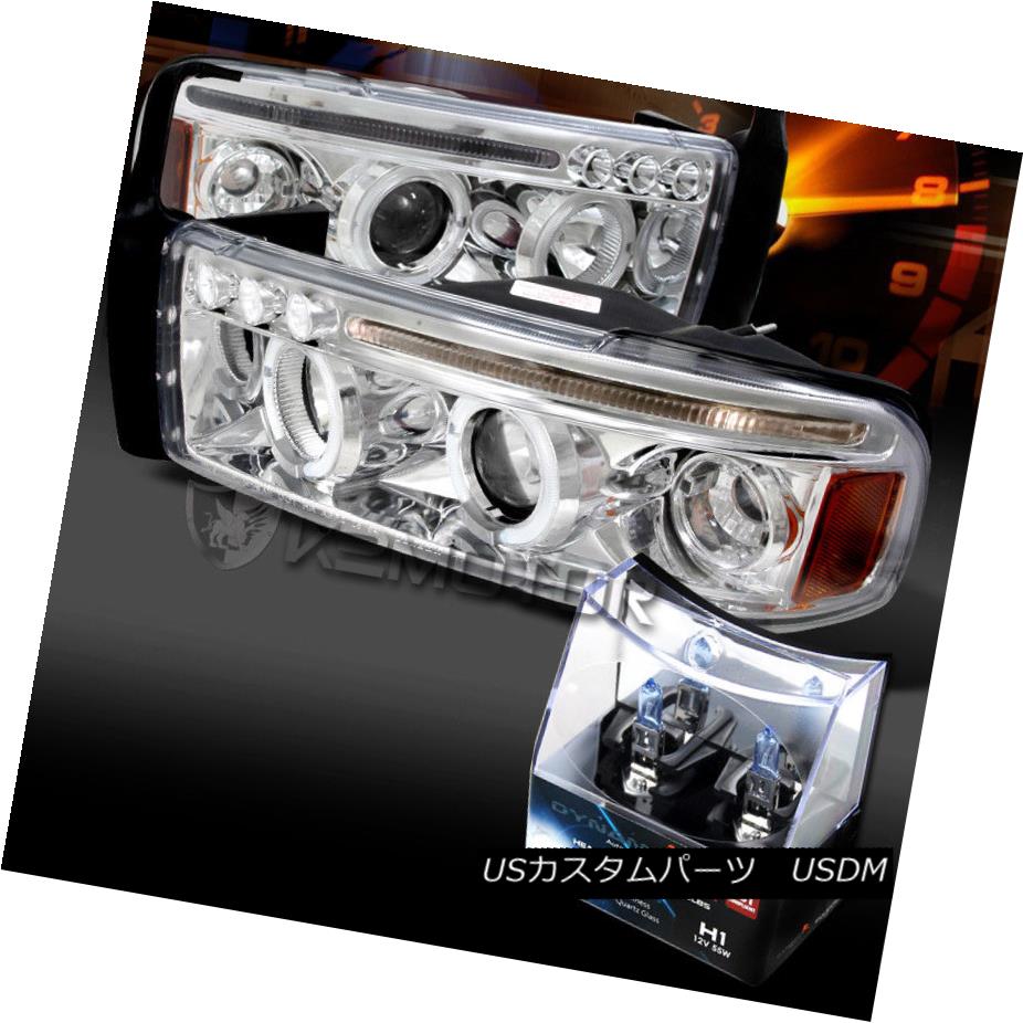 ライト ランプ 出産祝いなども豊富 ヘッドライト 94 01 Dodge Ram Truck Chrome Halo Led Projector Headlights H1 Halogen Bulbs 94 01 Dodge Ram Truckクロームハローledプロジェクターヘッドライト H1ハロゲン電球 Beachsidecliniccr Com