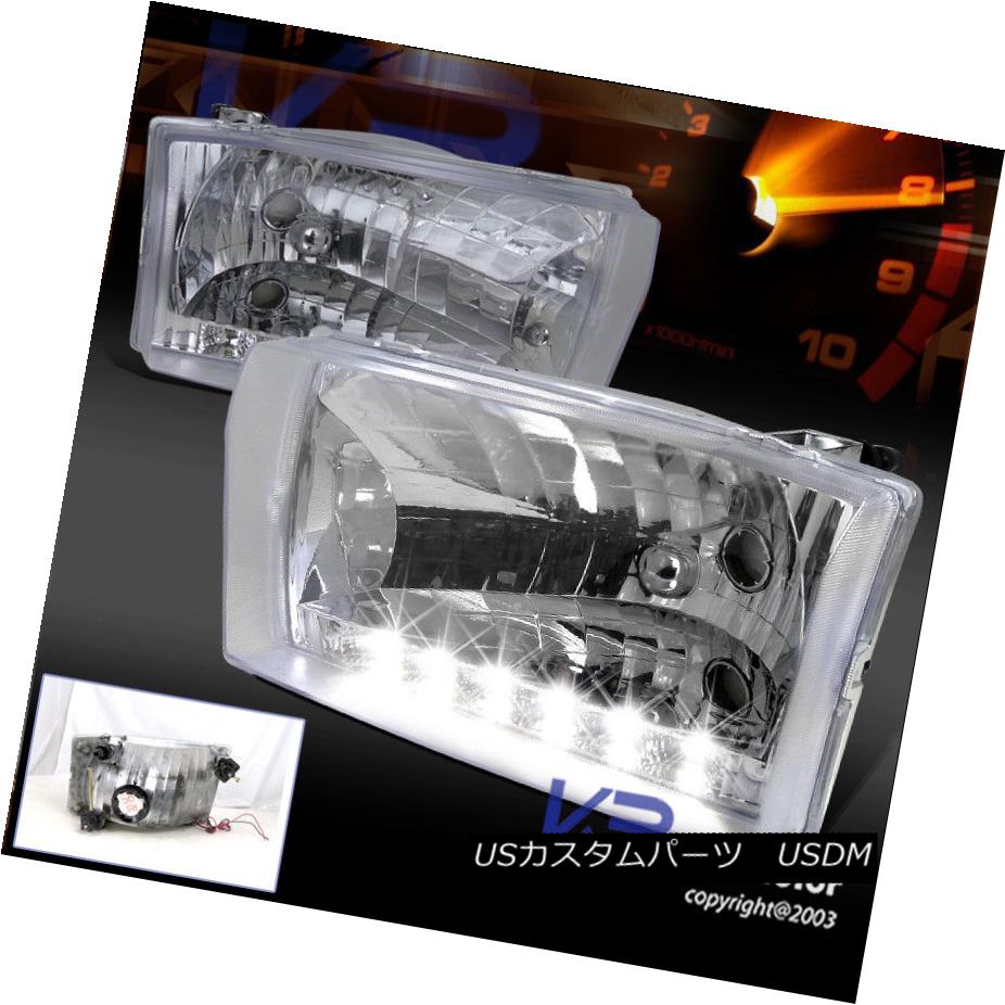 ヘッドライト Ford 99-04 F250 F350 F450 F550 Superduty SMD LED DRL Clear Diamond Headlights Ford 99-04 F250 F350 F450 F550 Superduty SMD LED DRLクリアダイヤモンドヘッドライト 【並行輸入品】 35,250円
