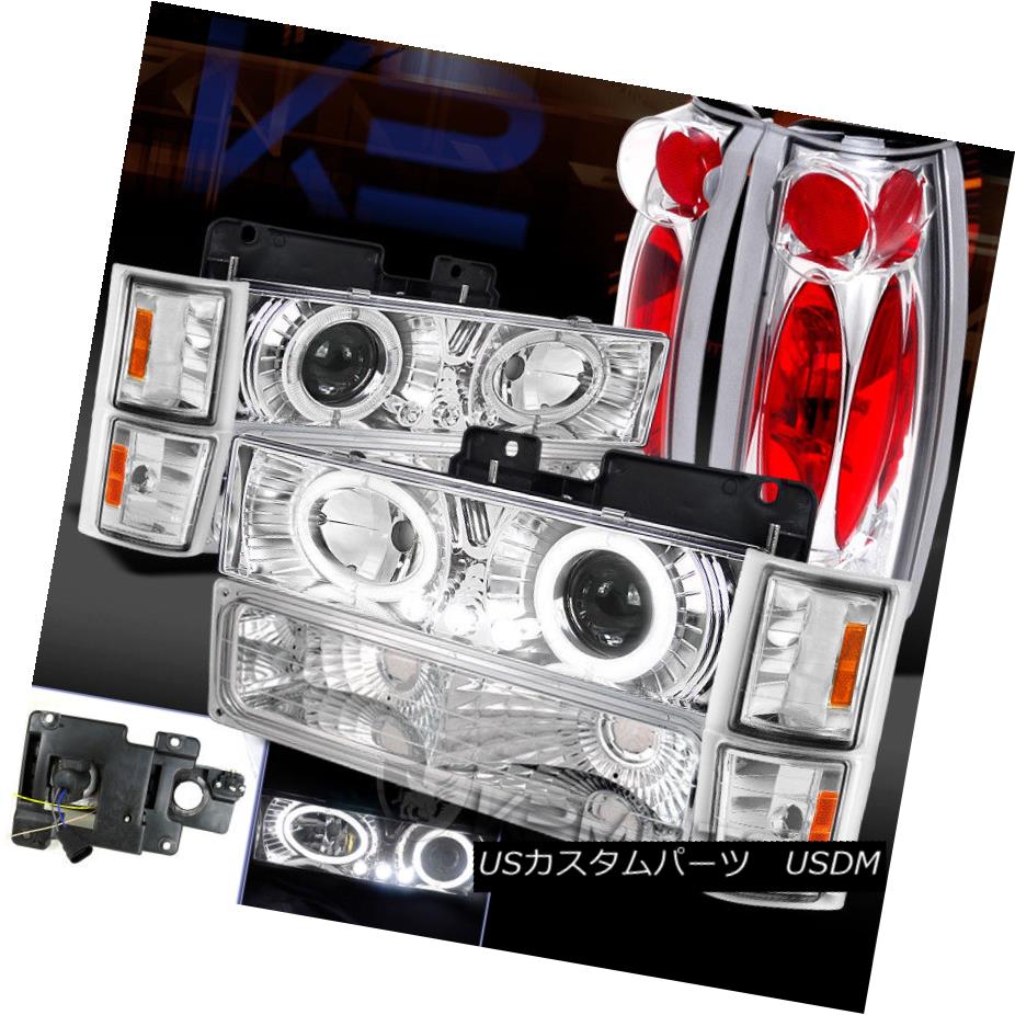 種類豊富な品揃え ライト ランプ ヘッドライト Chrome Chevy Tahoe Suburban Halo Led Projector Headlight Corner Bumper Tail Lamp Chrome Chevy Tahoe郊外halo Ledプロジェクターヘッドライト コーン Erバンパー テールランプ