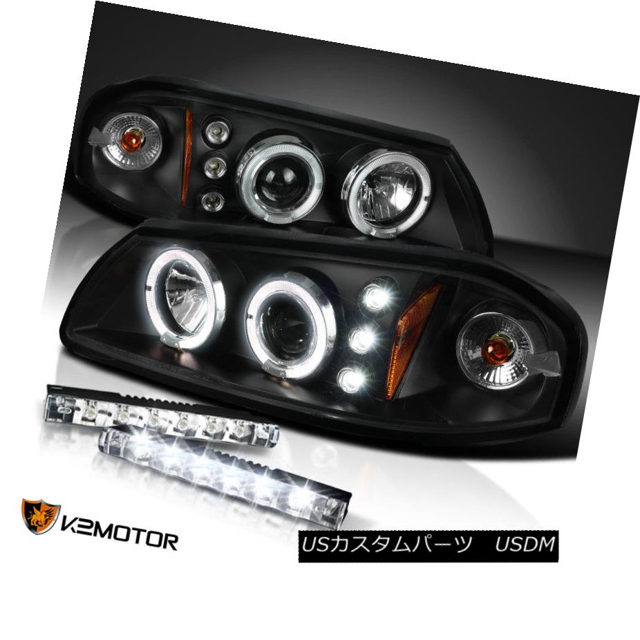 ヘッドライト 00-05 Impala LED Halo Projector Head Light Signal Black Pair+6-LED Bumper DRL 00-05インパラLEDハロープロジェクターヘッドライト信号ブラックペア+ 6 LEDバンパーDRL 【並行輸入品】 41,470円