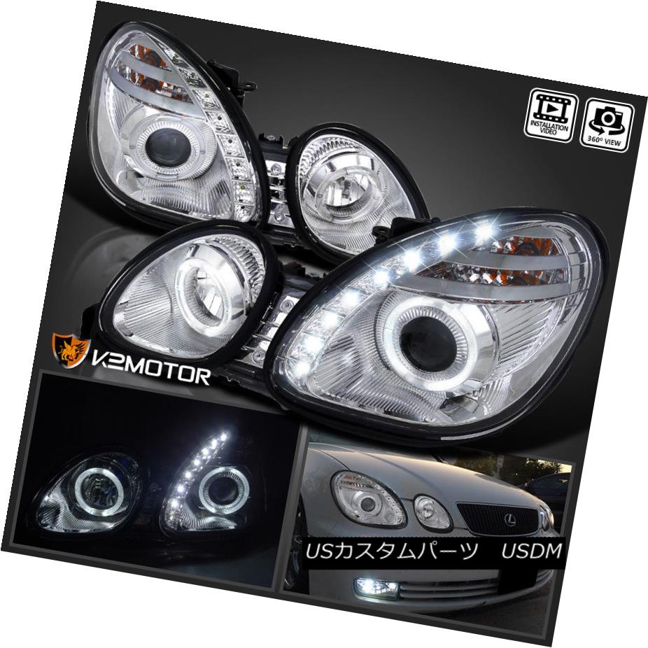 オンラインショップ Lexus 1998 05 ヘッドライト Gs300 Gs400 ハロープロジェクターヘッドライト Led Smd Gs400 Gs300 Lexus 1998 05 Headlights Projector Led Halo Smd ライト ランプ Www Maritimos Com Br