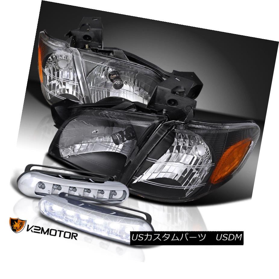ヘッドライト 97-05 Chevy Venture Black Headlights+Corner Signal+Led Bumper Fog Lamps Montana 97-05 Chevy Venture Blackヘッドライト+ Cor ner信号+ LEDバンパーフォグランプMontana 【並行輸入品】