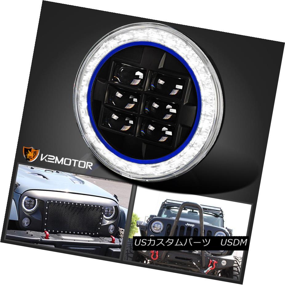 配送員設置 ライト ランプ Wrangler Jeep Lamp Head Headlight Beam Projector Rim Blue Drl Led Halo Black 7 ヘッドライト 7 Drlブルーリムプロジェクタービームヘッドライトヘッドランプジープラングラー ブラックハローled Pascasarjana Unsrat Ac Id