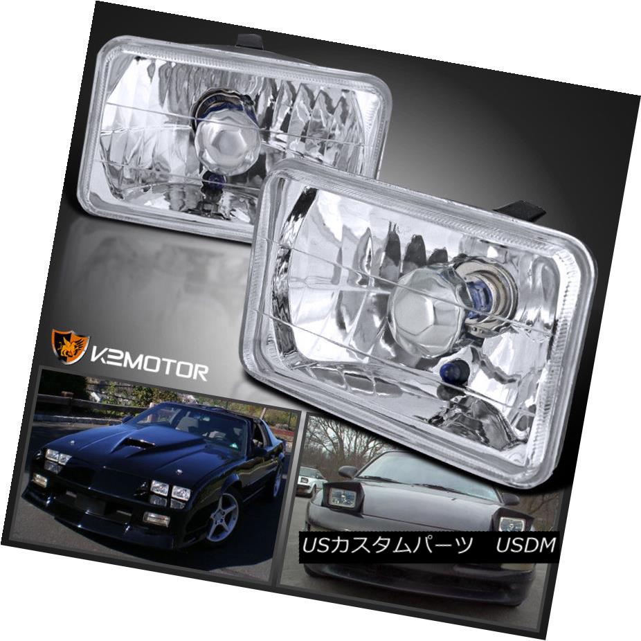 ヘッドライト 4X6 Chrome Sealed Beam H4 Headlights Square Lamps Pair 4X6クロームシールドビームH4ヘッドライトスクエアランプペア 【並行輸入品】 25,265円