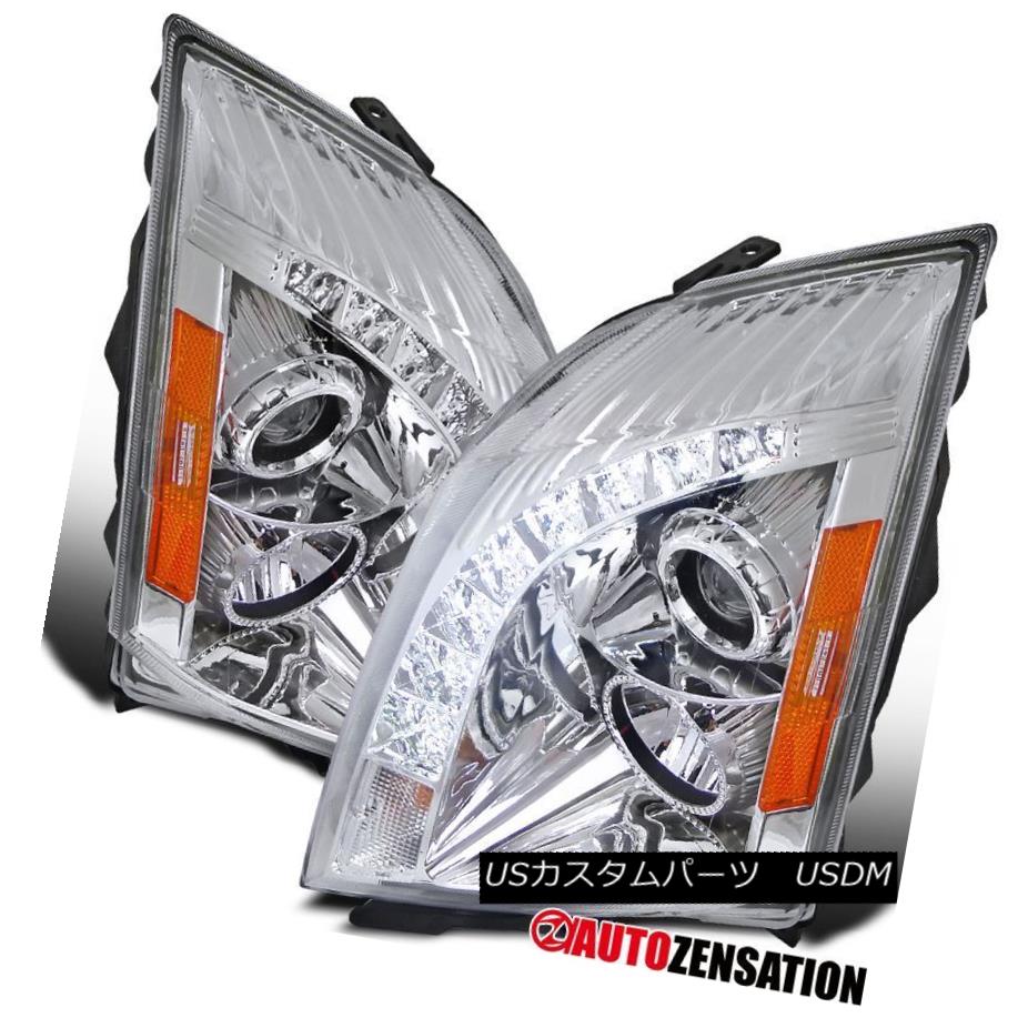 100 本物保証 ライト ランプ Smd Chrome Cts Cadillac 08 14 ヘッドライト Led Drlデイタイムランニングプロジェクターヘッドライト Led 08 14キャデラックctsクロムsmd Headlights Projector Running Daytime Drl Olcfoods Com