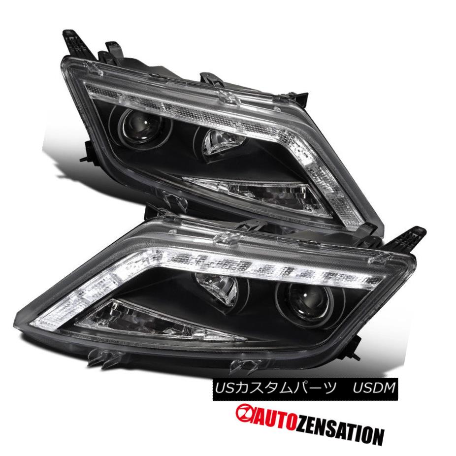 楽天 ライト ランプ Led R8 Black Crystal Fusion 10 12 Ford ヘッドライト Drl Drlストリッププロジェクターヘッドライト Led フォード10 12フュージョンクリスタルブラックr8 Headlights Projector Strip Zambettis Com