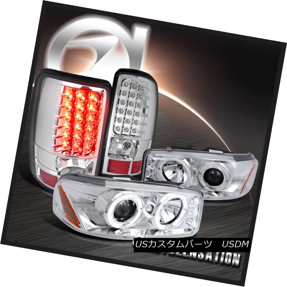 ライト ランプ 驚きの値段で Led Halo Chrome Yukon Gmc 00 06 ヘッドライト Projector Ledテールランプ Ar Cle Ledプロジェクターヘッドライト Halo Chrome Yukon Gmc 00 06 Lamps Tail Led Headlights Clear Beachsidecliniccr Com