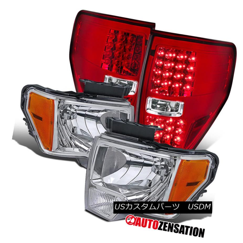 ライト ランプ 正規品販売 Cle F150トラッククリアヘッドライト Ford 09 14 L R Pair Lights Brake Tail Led Red Headlights Clear Clear Truck F150 Ford 09 14 ヘッドライト R Ar赤色led テールブレーキライトペアl