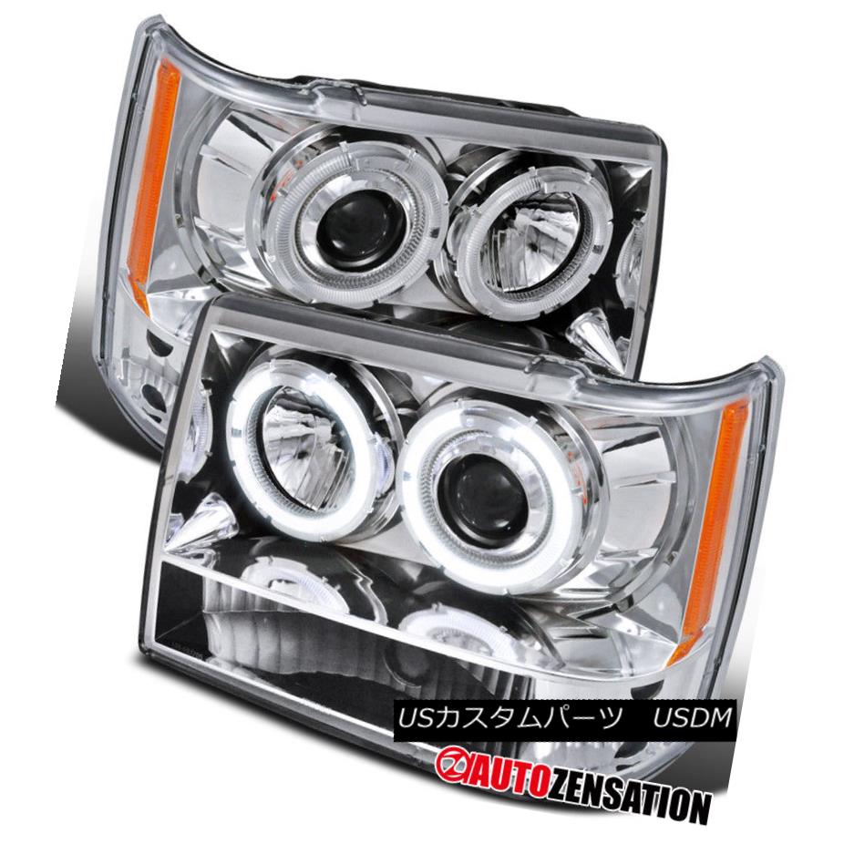 ヘッドライト 93-96 Jeep Grand Cherokee Halo Projector Chrome Headlights 93-96ジープグランドチェロキーハロープロジェクタークロームヘッドライト 【並行輸入品】 46,926円