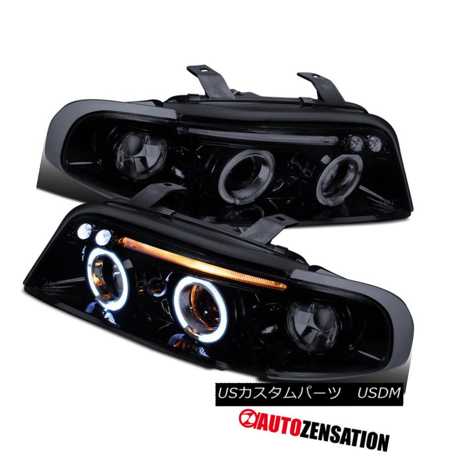 驚きの値段で ライト ランプ Headlights Projector Halo Drl Led Black Glossy B5 S4 Audi 96 99 For ヘッドライト 96 99のためにaudi Drlハロープロジェクターヘッドライト Led 光沢のある黒 B5 S4 Bet Obec Go Th