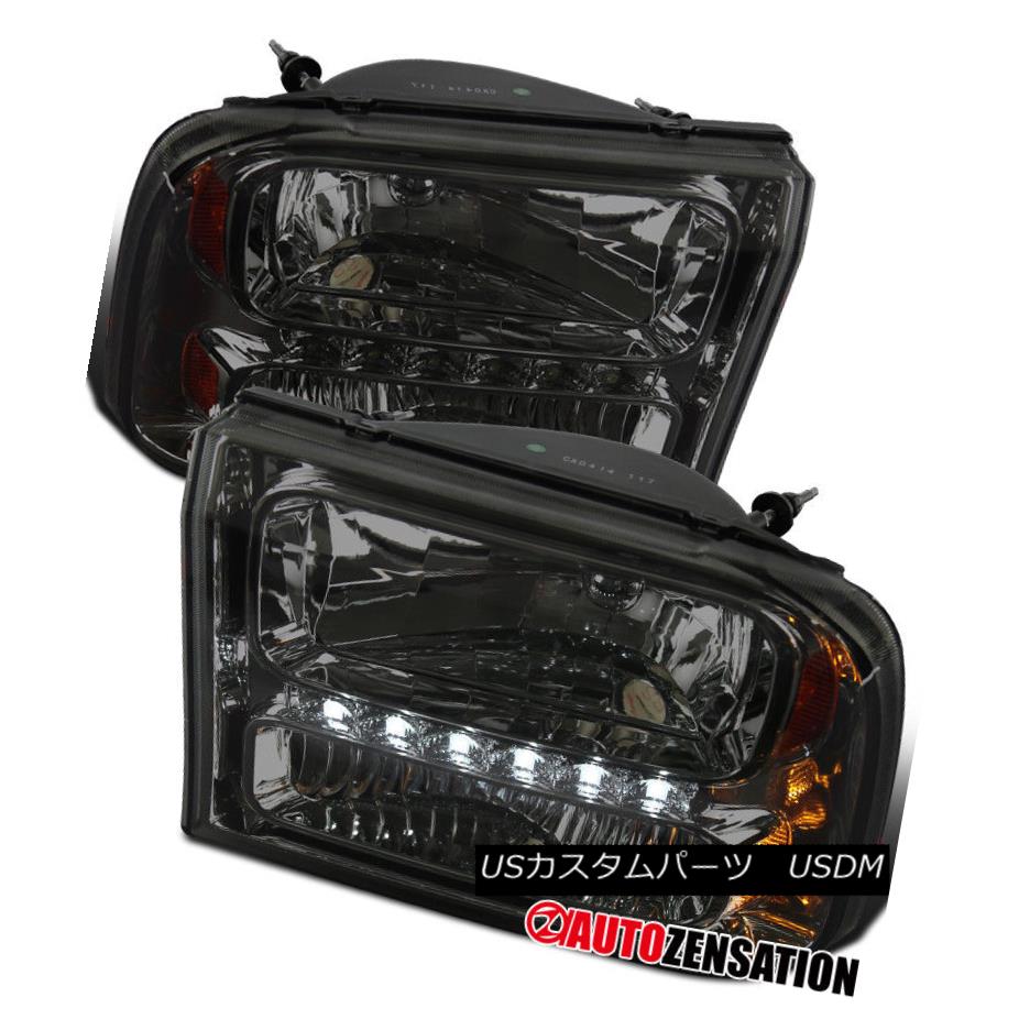 ヘッドライト Ford 99-04 F250 F350 Superduty 00-04 Excursion Smoke LED 1PC Style Headlights Ford 99-04 F250 F350 Superduty 00-04エクスカーション煙LED 1PCスタイルヘッドライト 【並行輸入品】