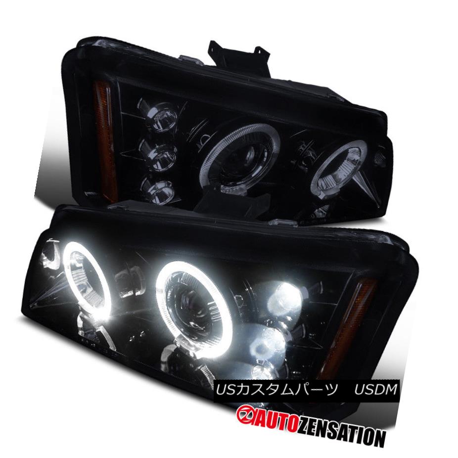 ヘッドライト Chevy 02-06 Avalanche 03-07 Silverado Glossy Black LED Halo Projector Headlights Chevy 02-06雪崩03-07 Silverado Glossy Black LEDハロープロジェクターヘッドライト 【並行輸入品】 41,470円