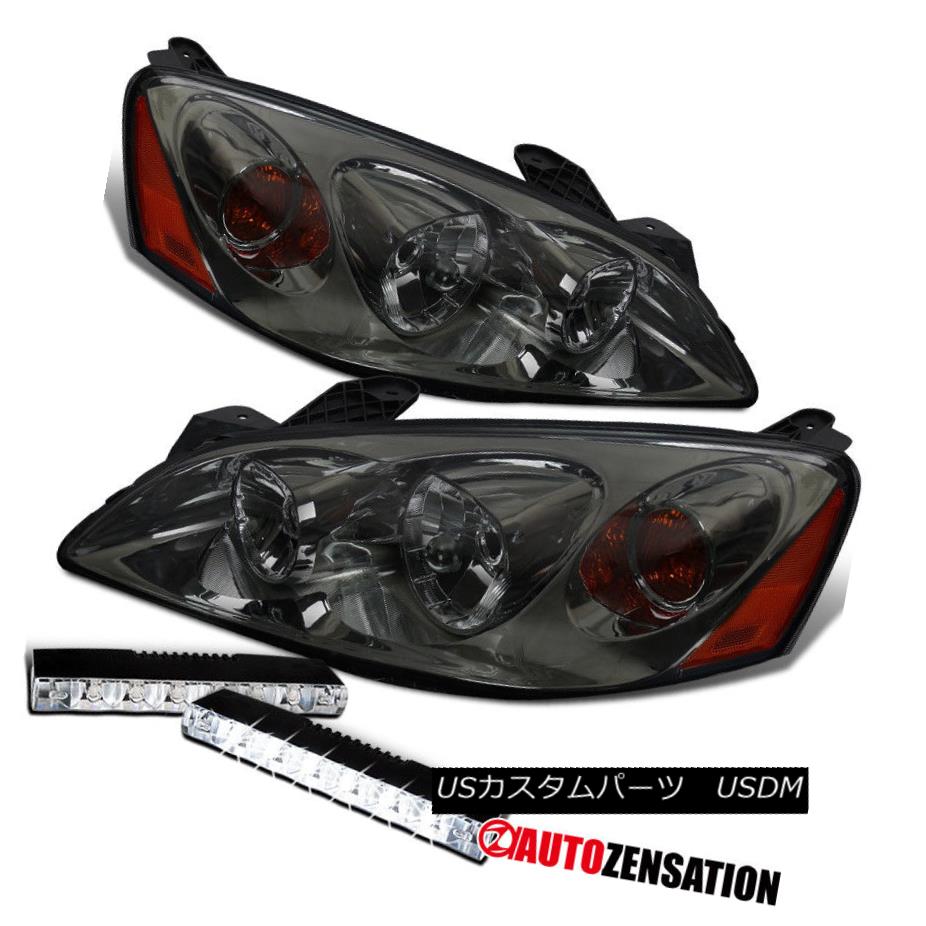 ヘッドライト 05-10 Pontiac G6 Smoke Lens Headlights Pair+6-LED DRL Bumper Fog Lamp Left+Right 05-10ポンティアックG6スモークレンズヘッドライトペア+ 6-LED DRLバンパーフォグランプ左+右 【並行輸入品】 41,470円