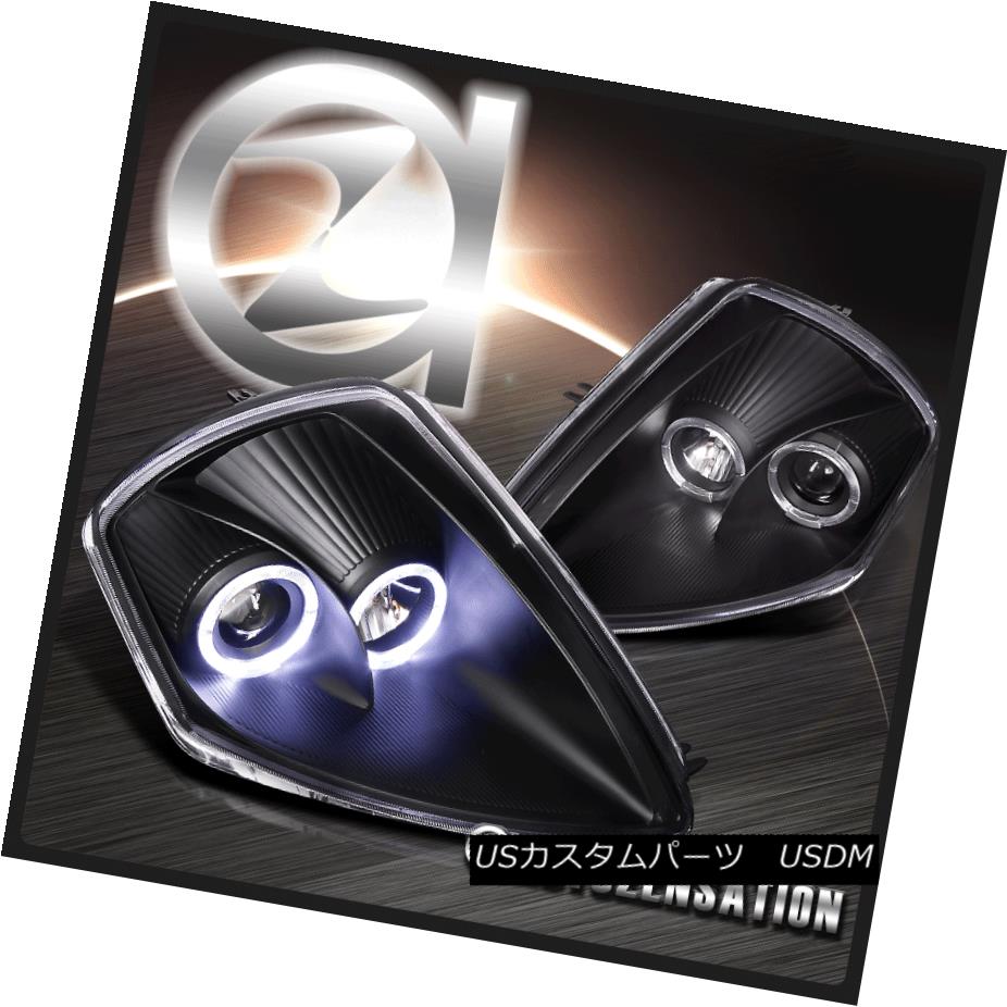 ヘッドライト 00-05 Mitsubishi Eclipse Black Dual Halo Projector Headlights 00-05三菱Eclipse Blackデュアル・ハロー・プロジェクター・ヘッドライト 【並行輸入品】